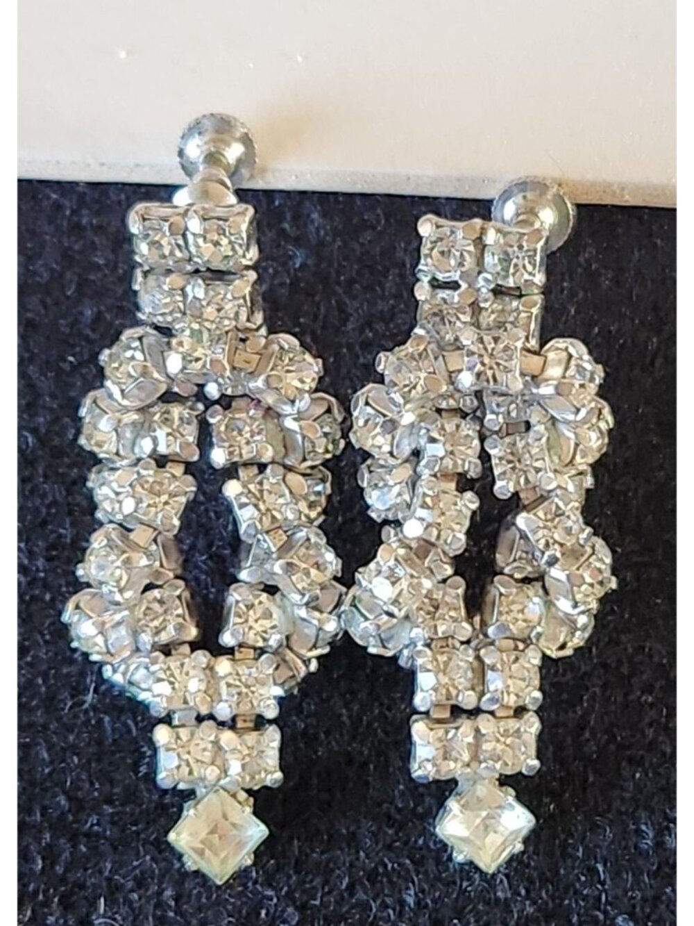 Kramer infinity knot Rhinestone Earings